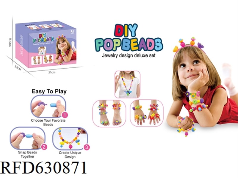 CHANGE POP BEADED JEWELRY DIY HANDMADE BRACELET NECKLACE