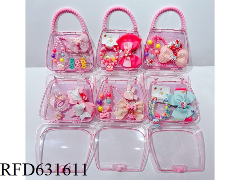 HANDBAG JEWELRY SET (HAIRPIN + NECKLACE)