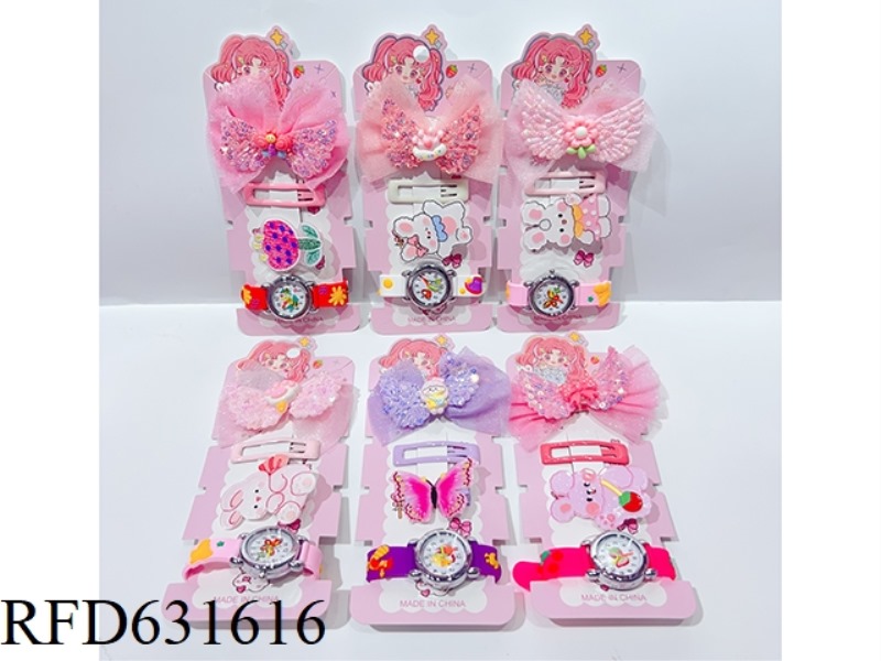 ACCESSORIES SET (HAIRPIN + WATCH)