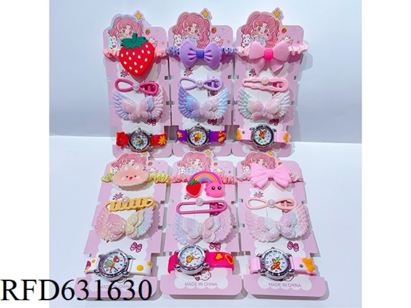 ACCESSORIES SET (HAIRPIN + BAND + WATCH)