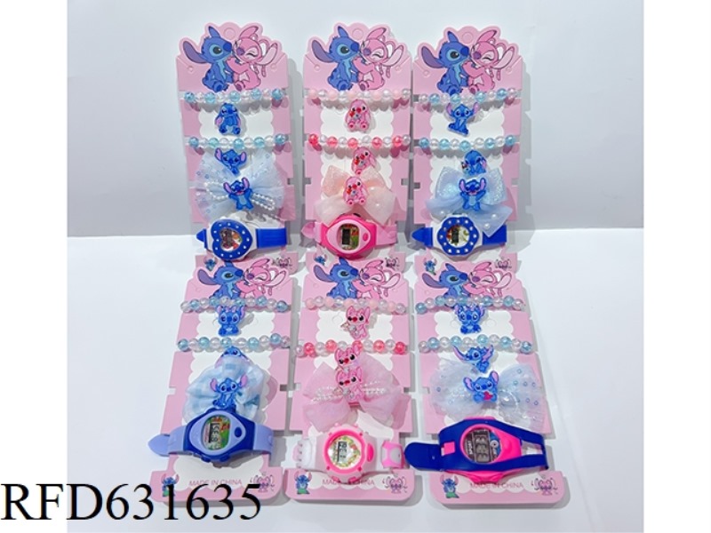 STIZ ACCESSORIES SET (HAIRPIN + BRACELET + WATCH)