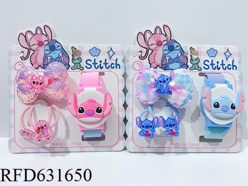 STEEDY ACCESSORIES SET (BOBBY PIN + LEATHER BAND + WATCH)