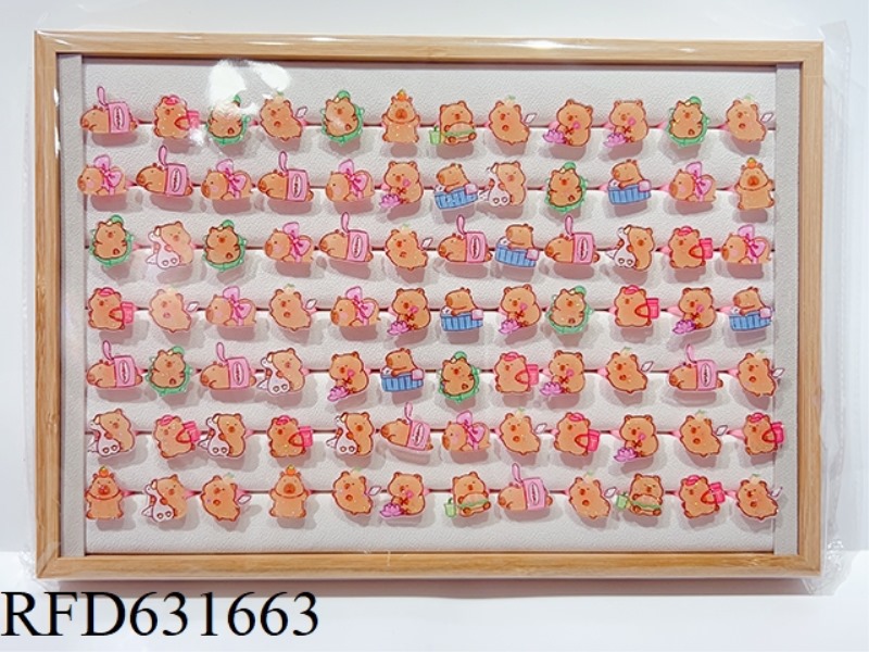 CAPIBALA RESIN RING 84PCS