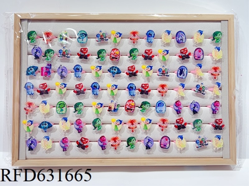 INSIDE OUT RESIN RING 84PCS