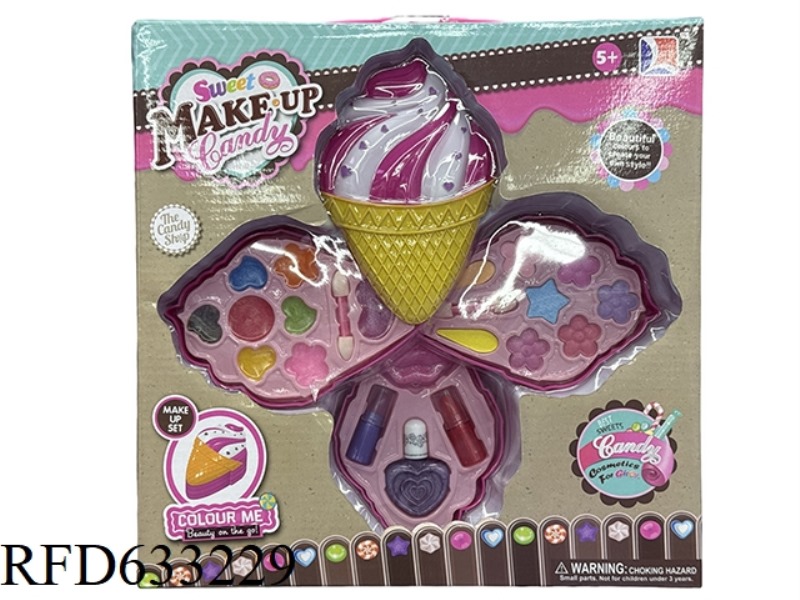 THREE-LAYER ICE CREAM COSMETIC COMBINATION