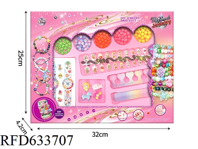 DIY NAIL BEADING SET