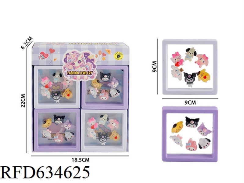 TRENDY CARTOON PATCH 12PCS