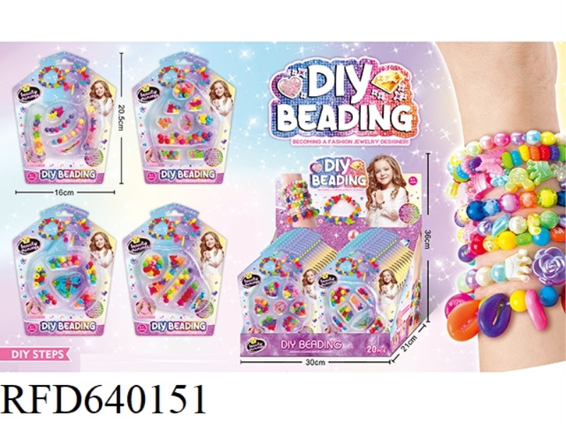 DIY THEME BEADED JEWELRY 20PCS