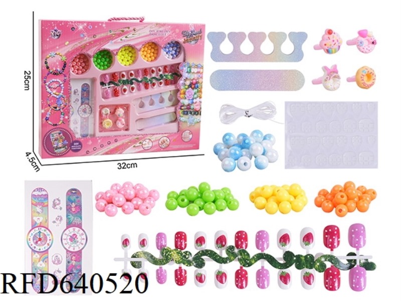 DIY NAIL BEADING SET