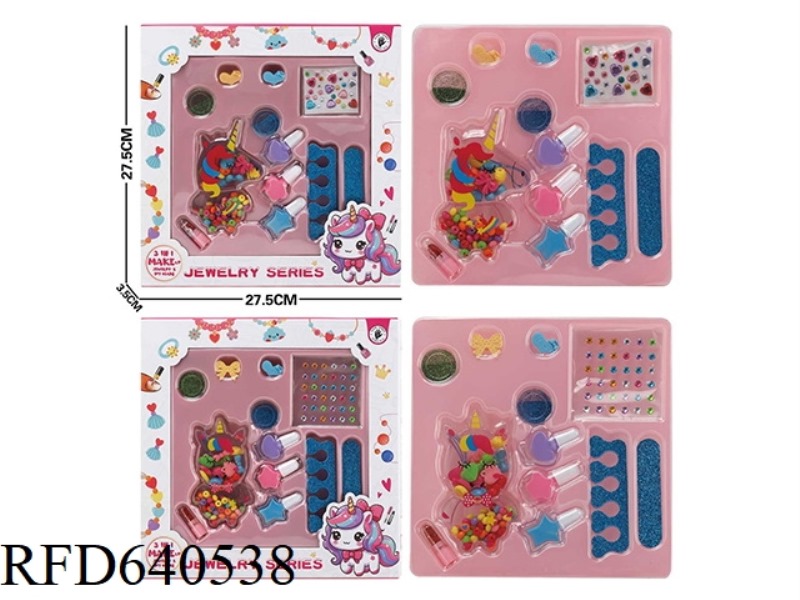 DIY UNICORN CANDY BEADING + MAKEUP + JEWELRY BOX