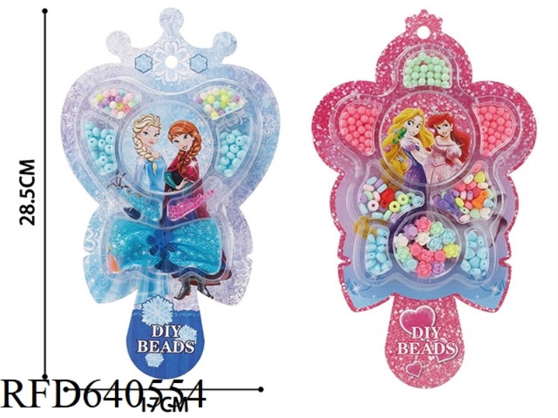 SNOW PRINCESS CARD MACARON BEAD