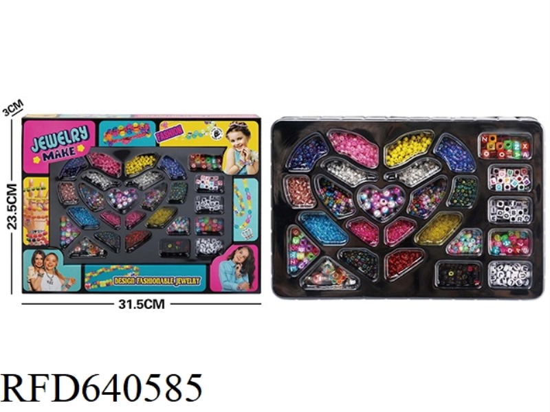 DIY MILLET BEADS + LETTER BEADS BEAD