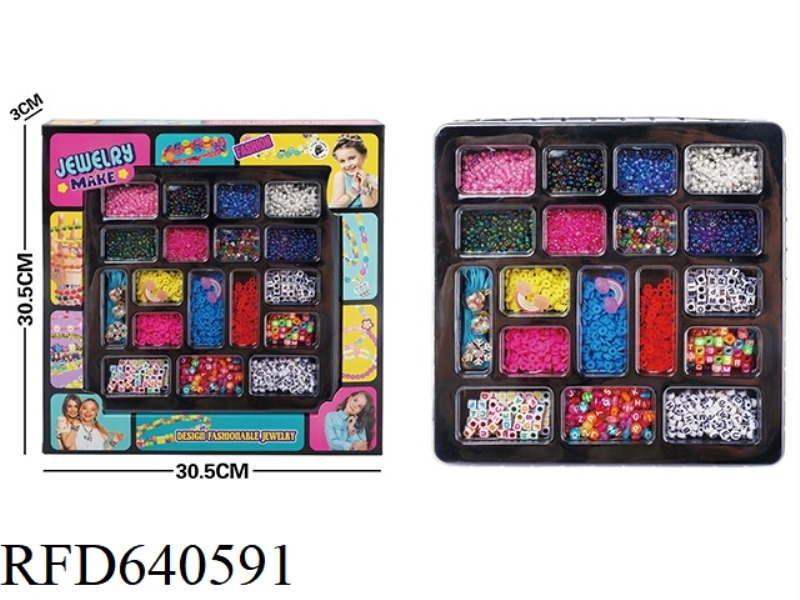 DIY MILLET BEADS + LETTER BEADS BEAD