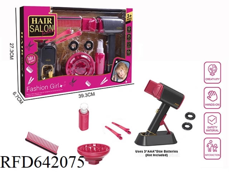 ELECTRIC SIMULATION HAIRDRESSING SET (11-PIECE SET WITH BLOWER)