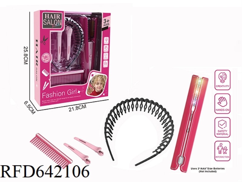 ELECTRIC SIMULATION HAIRDRESSING SET (5-PIECE SET WITH STRAIGHT HAIR STICK)
