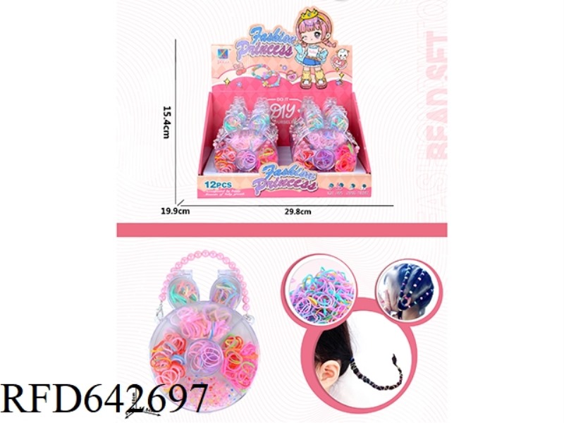 BRACELET RABBIT DIY BEADED BOX 12PCS