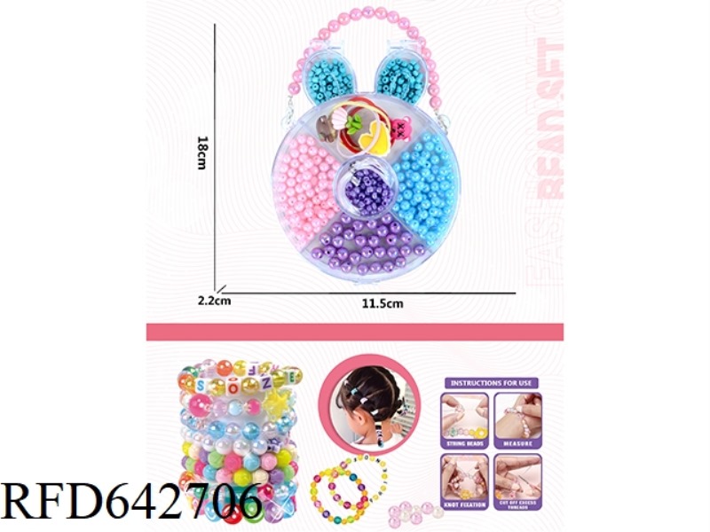 BRACELET RABBIT DIY BEADED BOX