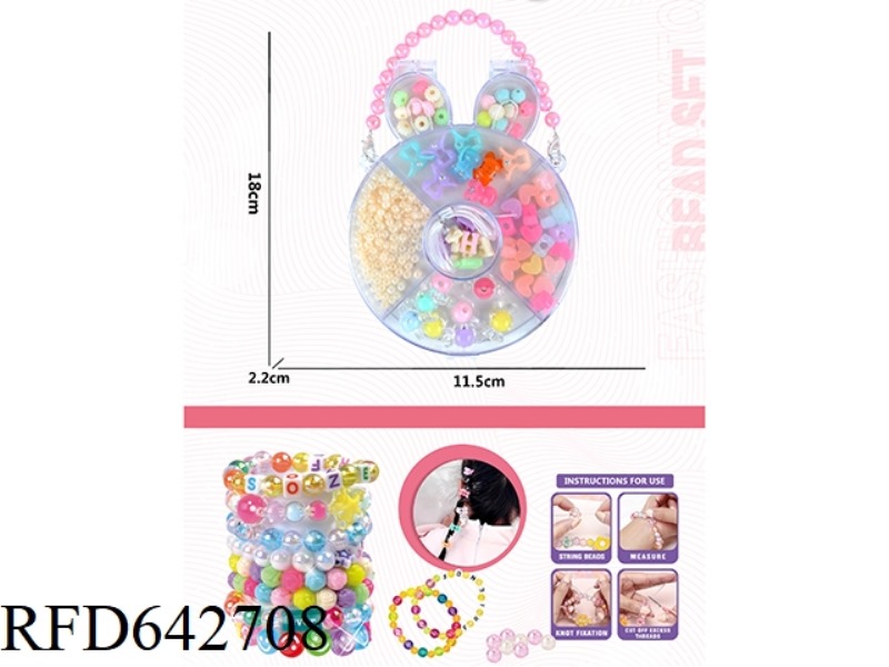 BRACELET RABBIT DIY BEADED BOX