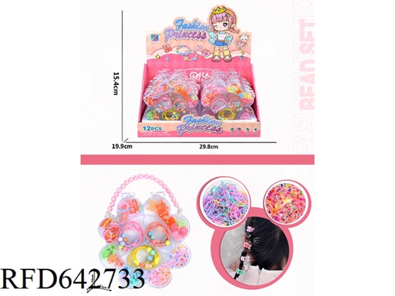 BRACELET EIGHT PETALS DIY BEADED BOX 12PCS