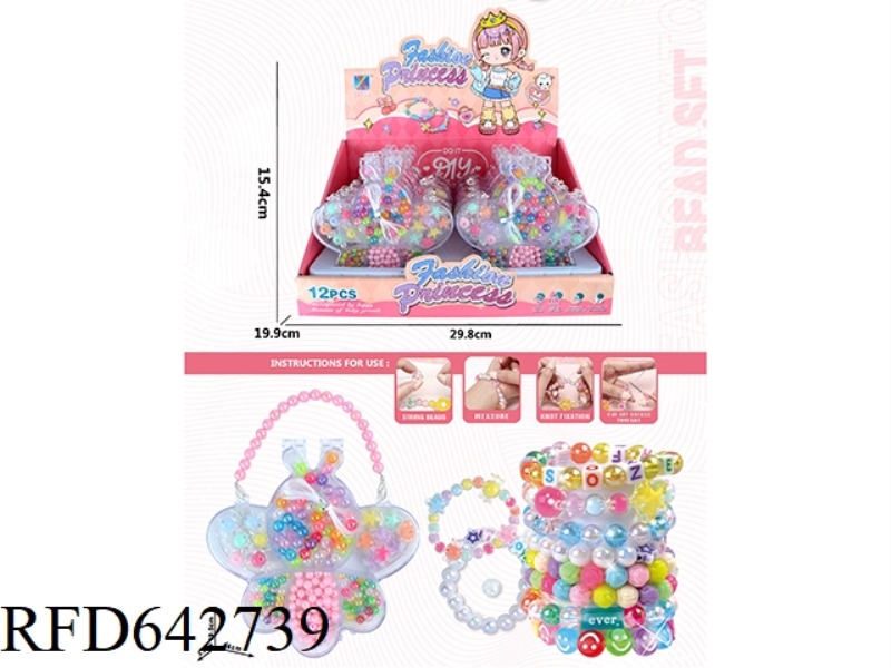 BRACELET BEE DIY BEADED BOX 12PCS