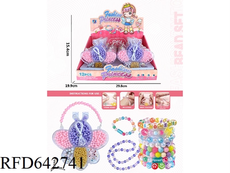 BRACELET BEE DIY BEADED BOX 12PCS