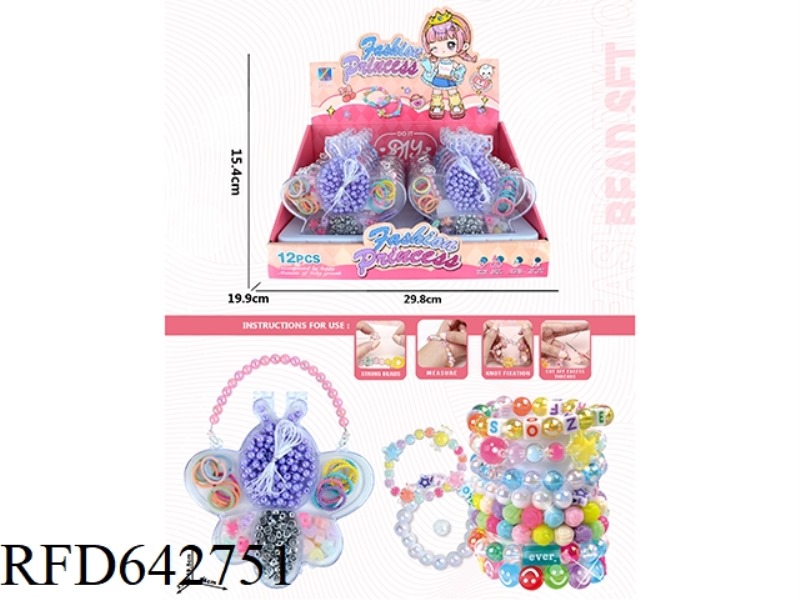 BRACELET BEE DIY BEADED BOX 12PCS