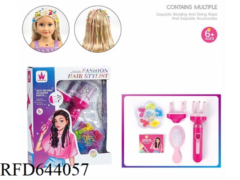 HAIRDRESSING KNITTING TOY-HAIR BRAIDER