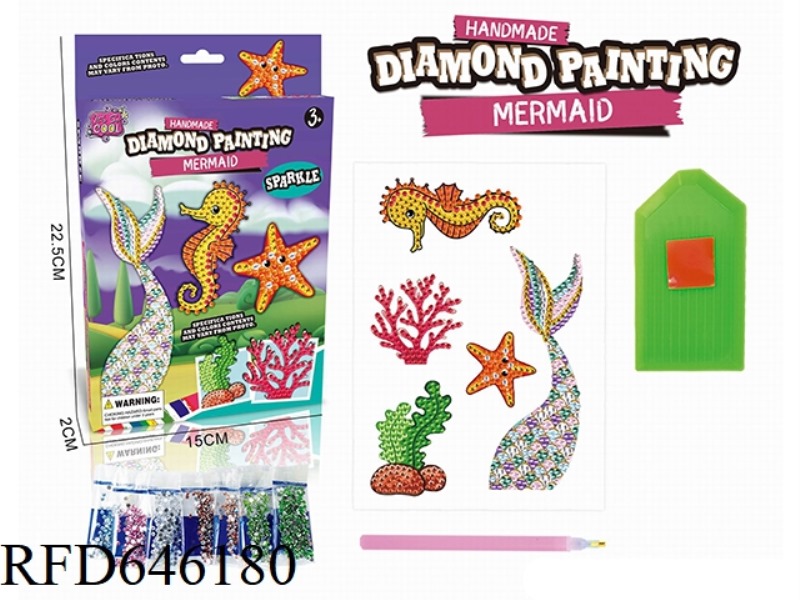 MERMAID DRILL STICKER