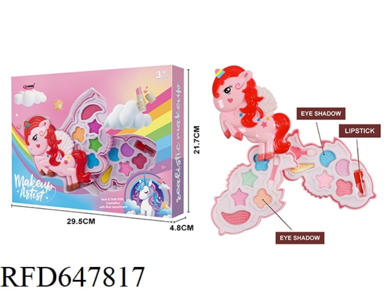 FLIP COVER UNICORN TWO LAYER MAKEUP