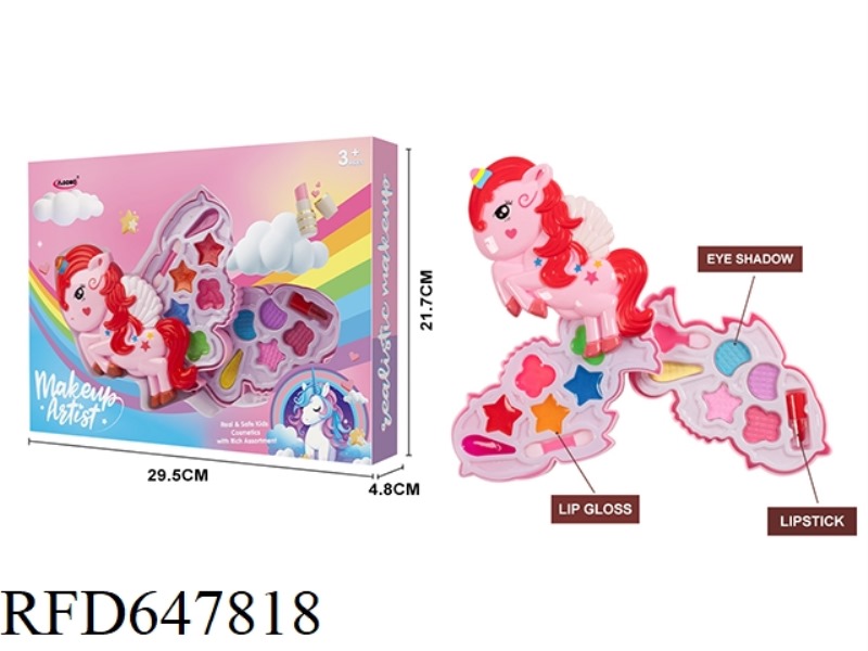 FLIP COVER UNICORN TWO LAYER MAKEUP
