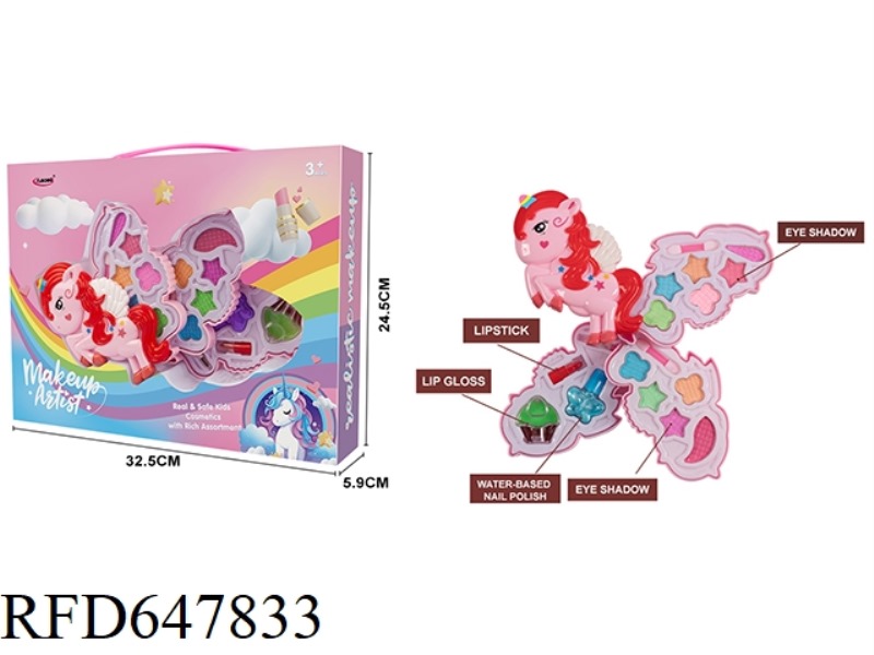 FLIP COVER UNICORN TRIPLE LAYER MAKEUP