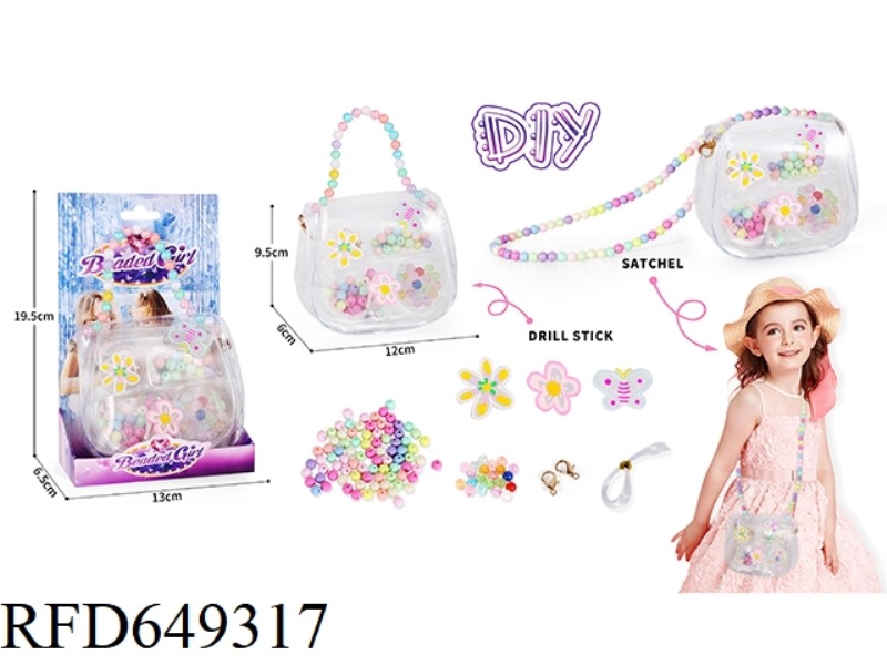 DIY HANDMADE, BEADED JEWELRY PACKAGE TRANSLUCENT IRIS