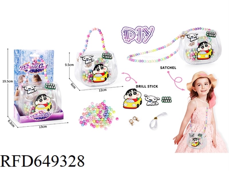 DIY HANDMADE, BEADED JEWELRY PACKAGE CRAYON SHINCHAN