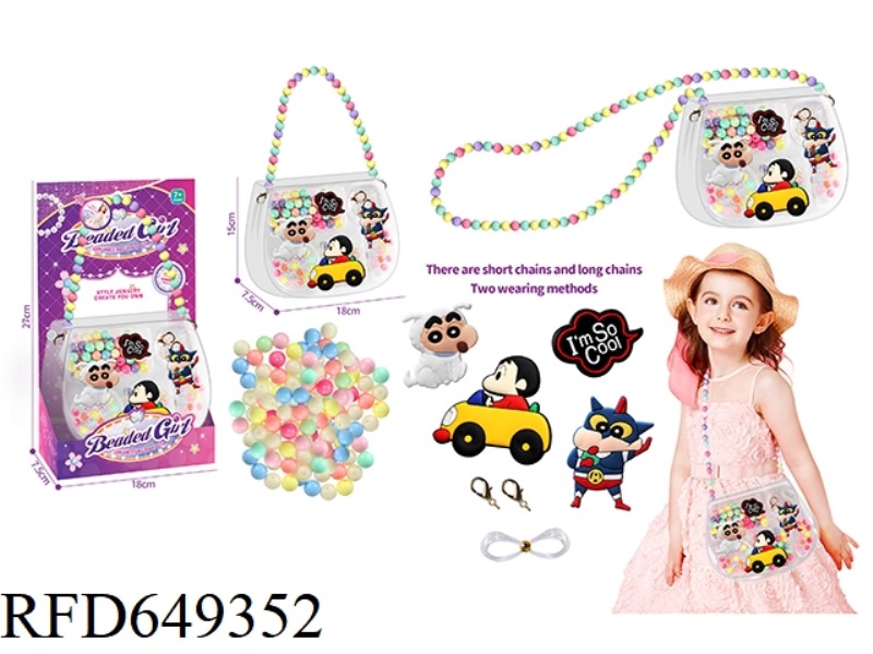 DIY HANDMADE, BEADED JEWELRY PACKAGE CRAYON SHINCHAN