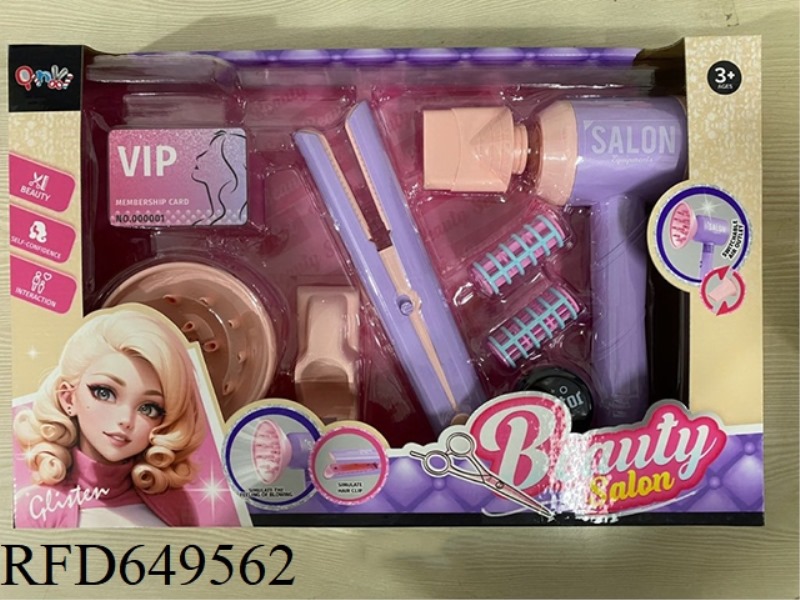HAIR DRYER HAIR STRAIGHTENER SET FOR HAIR SALON (10PCS)