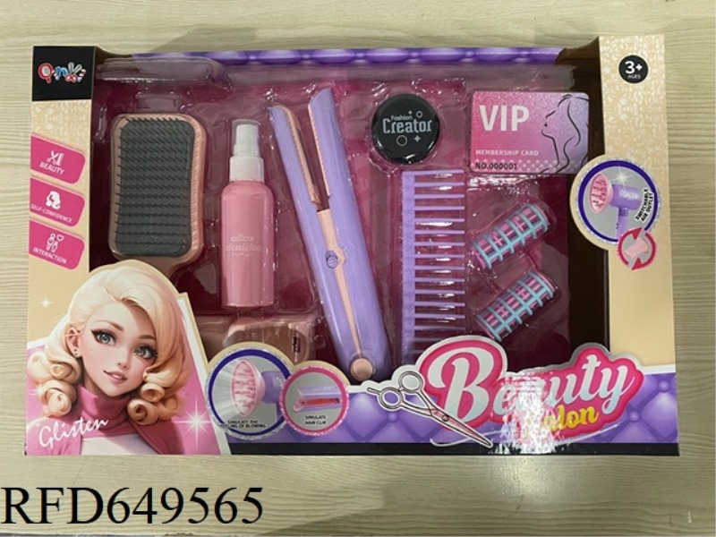 HAIRDRESSING SALON HAIR STRAIGHTENER SET (10PCS)