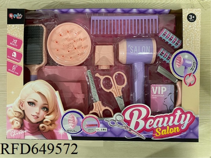 HAIR DRYER SET FOR HAIRDRESSING SALON (13PCS)