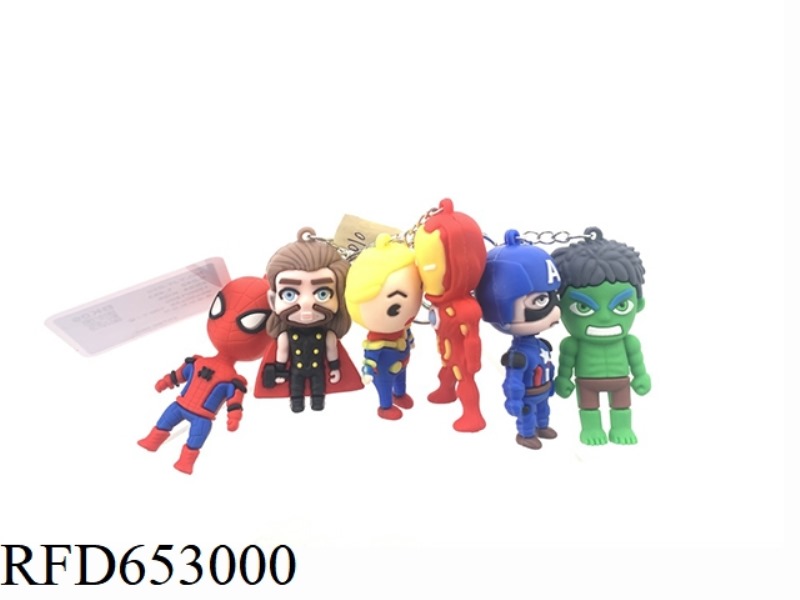 MARVEL SOFT PLASTIC PENDANT