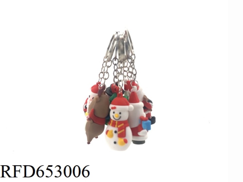 CHRISTMAS SERIES SOFT RUBBER PENDANT