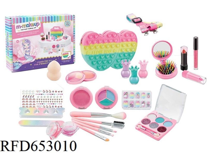 COLORFUL GIRL COSMETIC PRINTING PORTABLE RODENT CONTROL PIONEER STORAGE SET