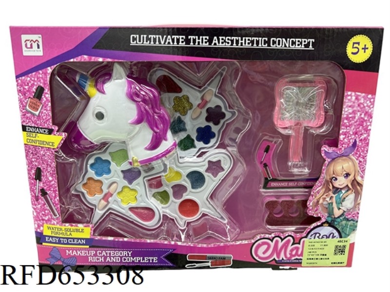 THREE LAYERS OF UNICORN MAKEUP FOR KIDS