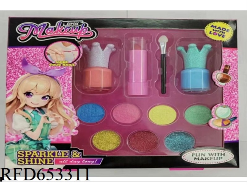 TWO-COLOR CYLINDRICAL NAIL POLISH SET