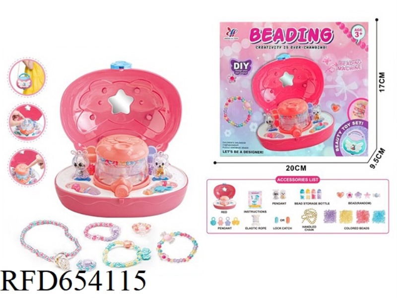 DIY BEADING MACHINE FOR CHILDREN