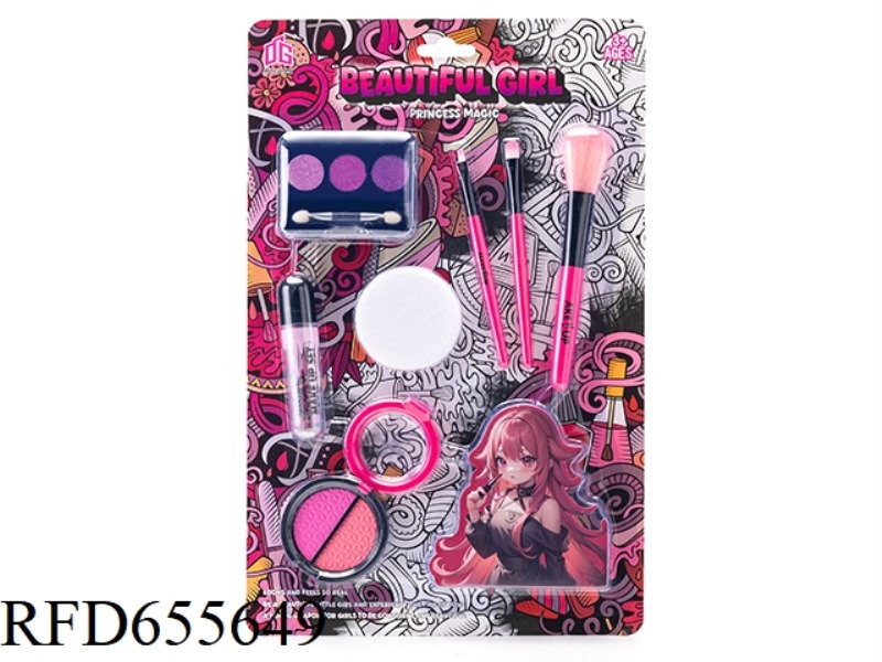 MANICURE GROOMING GIRL TOYS PLAY HOUSE NEW DIY SET (SMEARED WITHOUT COLOR)