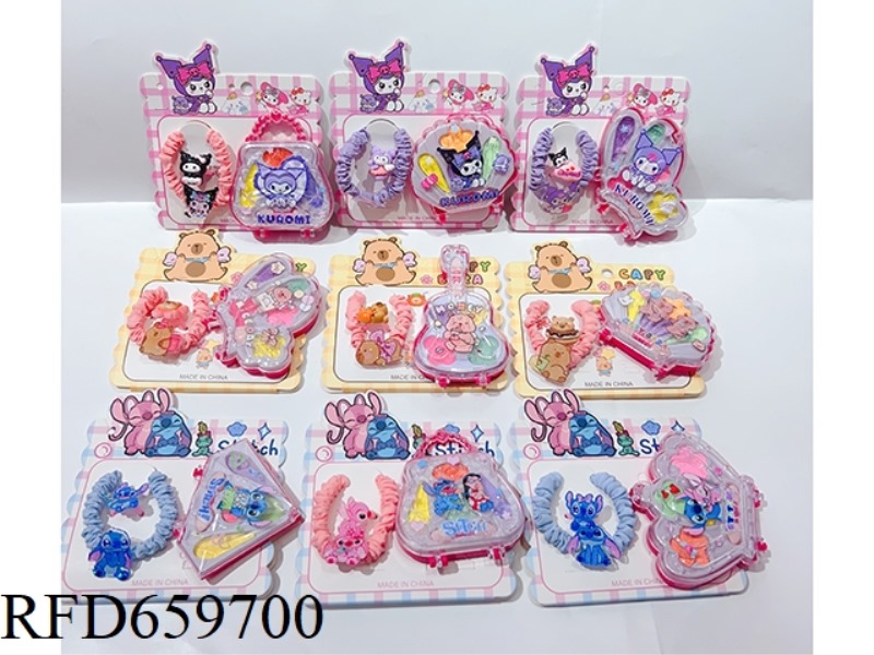 GIRLS MAKEUP ACCESSORIES SET (BAND + RING + EYESHADOW TRAY)