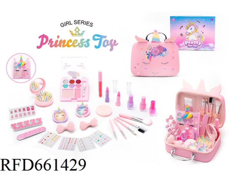 MANICURE FACE COLOR GROOMING UNICORN HANDBAG DIY SET