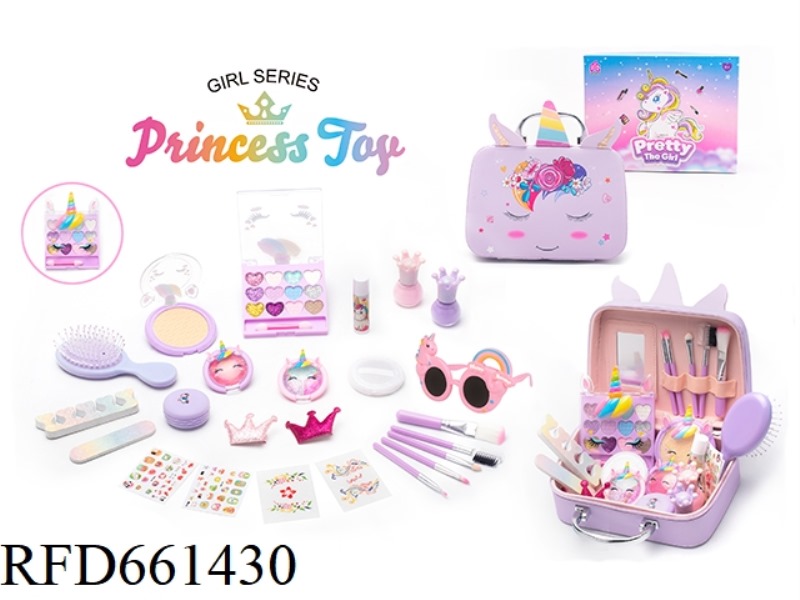 MANICURE FACE COLOR GROOMING UNICORN HANDBAG DIY SET