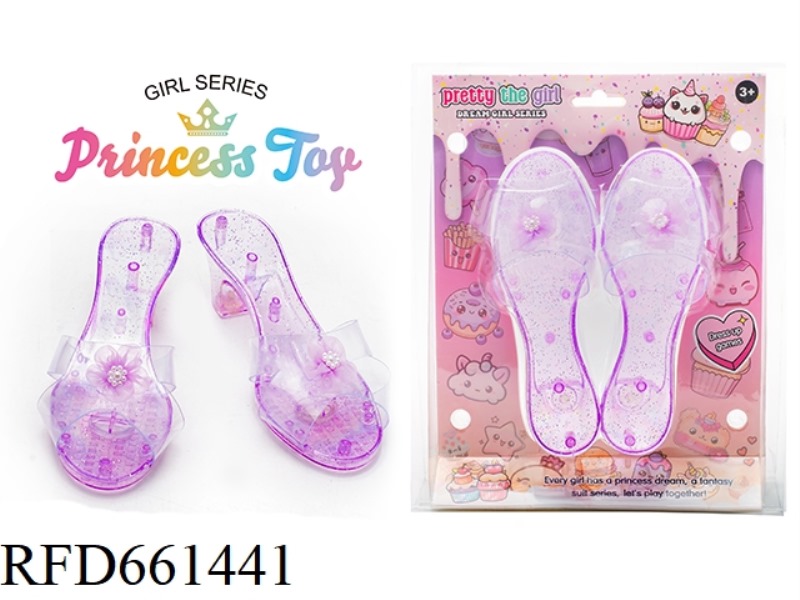 PRINCESS FAIRY WAND MAGIC WAND ELECTROPLATED CROWN JEWEL CRYSTAL ULTRASONIC HIGH HEELS DRESS UP EVER