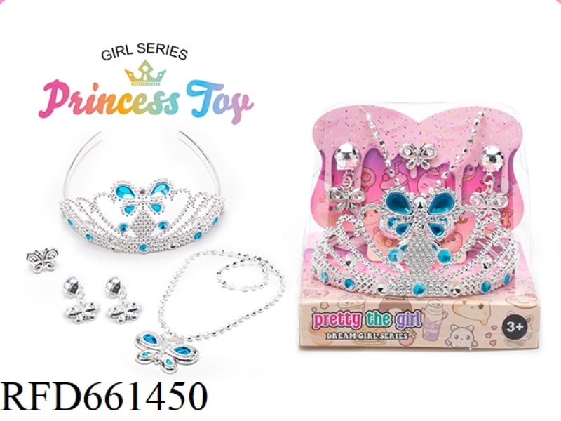 PRINCESS FAIRY WAND MAGIC WAND ELECTROPLATED CROWN JEWEL CRYSTAL DRESS UP EVERY NEW DIY SET