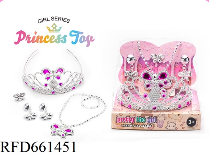 PRINCESS FAIRY WAND MAGIC WAND ELECTROPLATED CROWN JEWEL CRYSTAL DRESS UP EVERY NEW DIY SET